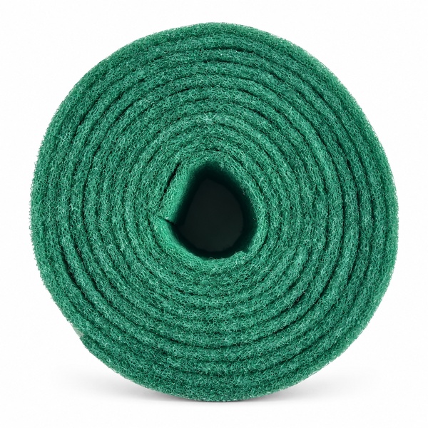 Zielony pad czyszczący w rolce 5 m × 15 cm